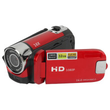 Video Camera Camcorder, 1080P 16MP 16X Zoom HD 2.4 Inch Rotatable Screen Camcorder, Handheld Video Recorder with Fill Light & 1/4 Inch Thread Hole fo