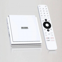 MECOOL KM2 Plus Deluxe 4K Android 11.0 Google Netflix Certified Android TV Player Box, Google Assistant voice remote, Chromecast, Prime video, Blueto