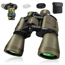 Binoculars for Adults,20x50 B-inoculars High Powered Telescope Compact HD Waterproof B-inoculars High Magnification Telescope for Bird Watching Hunti