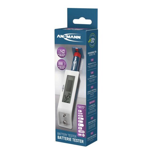 Ansmann 1900-0110 battery tester White 1