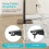 PEGZONE Speaker Stands Pair, 30" Fixed Height, 55lbs Weight Capacity 5