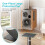 PEGZONE Speaker Stands Pair, 30" Fixed Height, 55lbs Weight Capacity 3