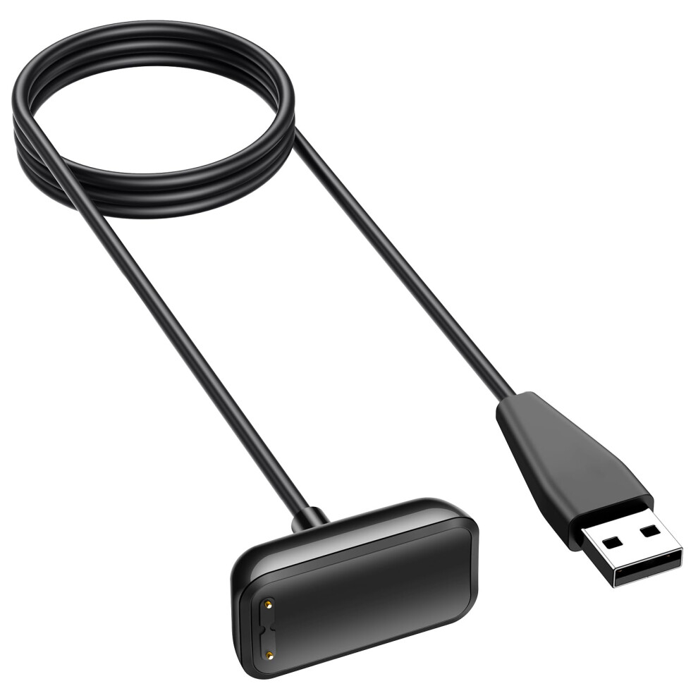 Oumida 1M Charging Cable For Fitbit Luxe Charger/Fitbit Charge 6/5 Charger, 100Cm/3.3Ft Magnetic Replacement Cord Usb Charging Cable Dock