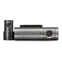 Road Angel Halo Pro 2K Car Dash Cam Front and Rear - HD Night Vision Dashcam Front and Rear Camera - Dashcams for Cars with Built-in WiFi, silver, HD
