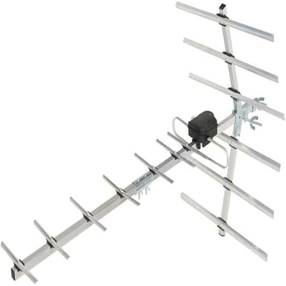 Outdoor Tv Aerial, Slx 14 Element Yagi 4G & 5G Filtered Compact Outdoor Digital Hd Tv Antenna 94310108