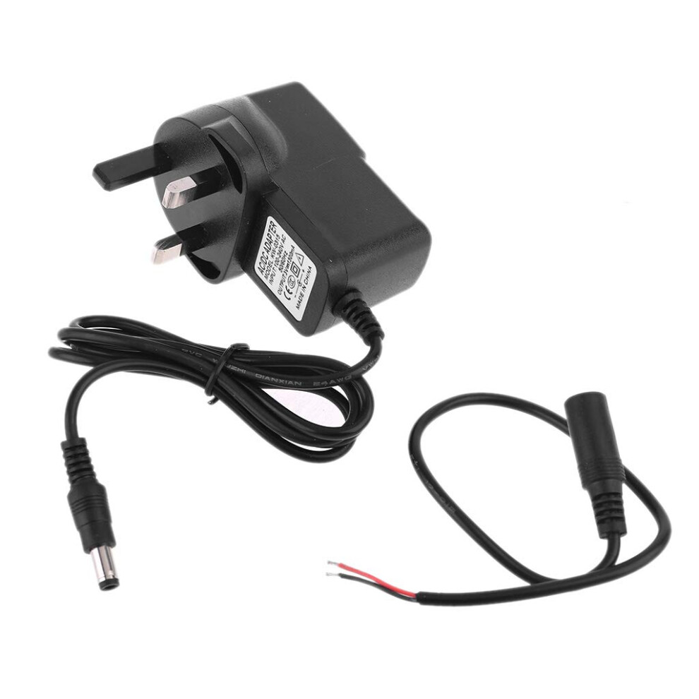 Zijianzzj Ac Dc Converter Adapter, For 3V 1.5A Power Supply Aa Battery Eliminator Uk Plug 74369874