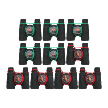 Toddmomy 10pcs Small Pocket Binoculars Mini Binoculars Mini Telescope Toy Novelty with Compass for Boys Girls Sightseeing Birdwatching Outdoors Black