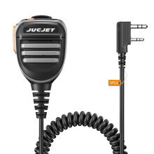 JUCJET Radio Shoulder Speaker Mic, Walkie Talkie Handheld Microphone with 3.5mm headset jack for BF-888s/UV3R Plus/UV5R/UV5R+Plus/UV5RA/UV5RA Plus/UV
