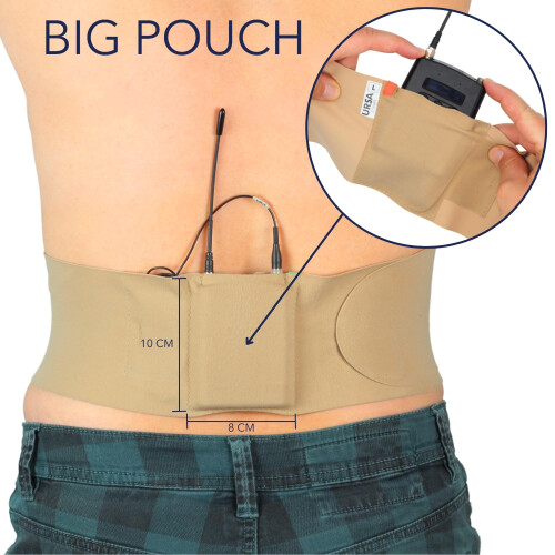 URSA Waist Strap - Medium Waist, Small Pouch (White) 1