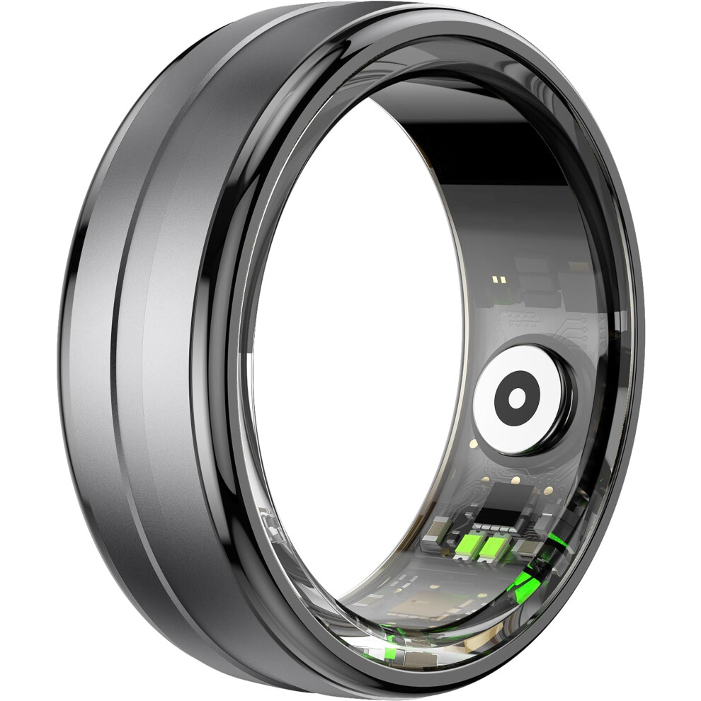 Findtime Smart Ring Fitness Ring Heart Rate Monitor Sleep Tracker Blood Oxygen Pedometer Calories Step Counter Fitness Tracker Health Ring 5Atm Water