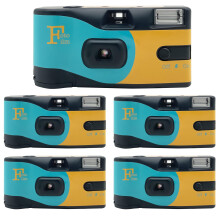 Fotofilm Pro Disposable Camera ISO 400 27 Exposure Flash 5 Pack