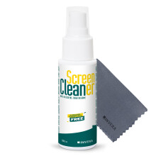 Screen Cleaner Spray with Microfiber Cloth, Laptop Cleaner, TV Screen Cleaner, Electronic & Lens Cleaner Spray - Versatile for Phones, Cameras, Compu