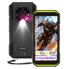 Ulefone Armor X32 Rugged Phone, 12GB+128GB/2TB TF, 48MP+20MP Night Vision, 5.65" Corning Gorilla Glass, MTK G91 Android 15 4G 3-Card Slot IP68 Outdoo