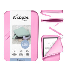 Strapsicle Silicone Clutch for Kindle & E-Readers - Multi-Purpose Bag for Phone, Wallet & Keys - Fits 6'' Kindles, Kobos, Nook, 6.8" Paperwhite, iPad