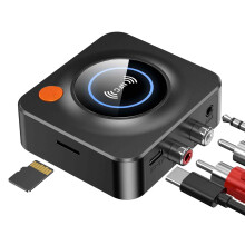 Bluetooth Receiver, Bluetooth Receiver for Hifi, bluetooth audio receiver for speakers, home stereo system with NFC, TF Card Slot, 3.5mm AUX/RCA