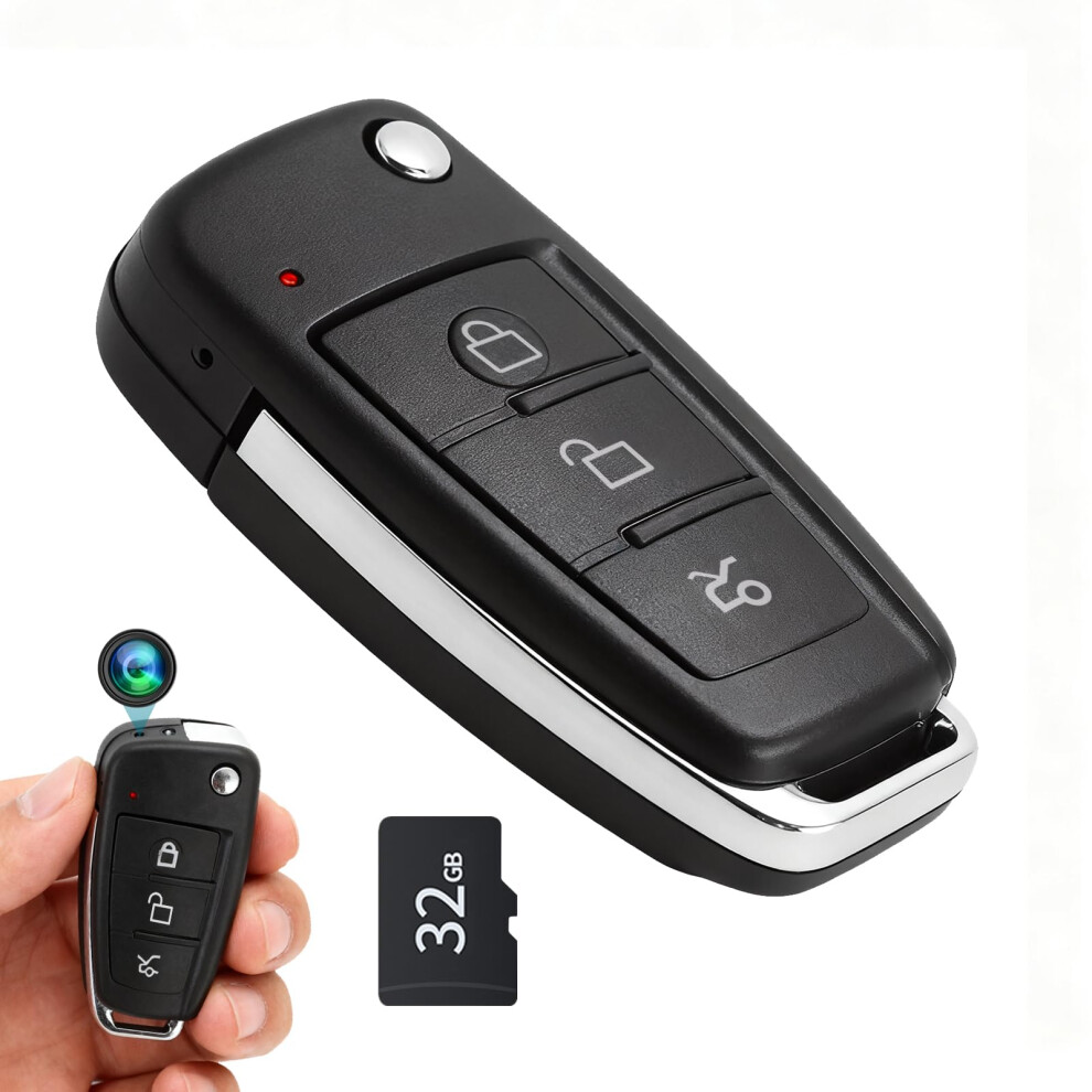 Rudtar Spy Camera Nanny Cam No Wifi Needed Hidden Camera With 32Gb Sd Card 1080P Fhd Mini Cameras With Night Vision For Spy 5000880605581