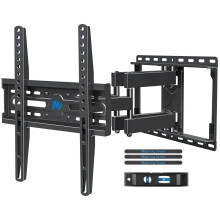 Mounting Dream TV Wall Bracket Mount for Most 26-65 Inch TVs, Max VESA 400x400mm, Tilt Swivel for TV Max 45kg, Full Motion Double Arms Fit OLED LCD L