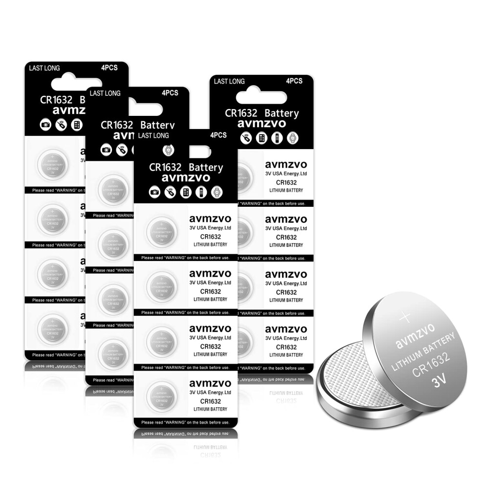 Cr1632 Button Cell 3V Lithium Button Cells Cr 1632 Batteries Pack Of 16 (1632-16P) 13890513