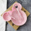 Cartoon Bowl Tableware Set Wheat Straw Dishes Dinner Feeding Plate Bowknot Food Plate Spoon Fork 3