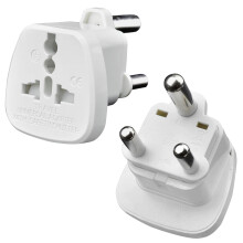 AMOS Universal UK USA EU Europe AU Asia to 3 Pin South Africa Swaziland Universelle Worldwide Tourist Visitor Visiter Travel Adaptor Adapter Converto