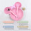Cartoon Bowl Tableware Set Wheat Straw Dishes Dinner Feeding Plate Bowknot Food Plate Spoon Fork 4