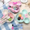 Cartoon Bowl Tableware Set Wheat Straw Dishes Dinner Feeding Plate Bowknot Food Plate Spoon Fork 5