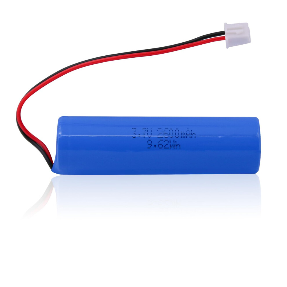 3.7 V 2600 Mah Rechargeable Batteries Lithium-Ion Battery With Xh2.54/2P Connection, Please Check The Polarity Of Device And Plug Before Purchase 73495420