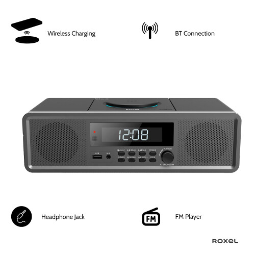 Roxel Roxel RCD-330BT All-in-One Compact Mini System wit 2