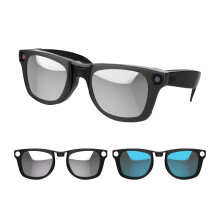 HiBloks 2Pcs Polarized Clip-on Compatible with Ray-Ban Meta Wayfarer & Gen 2 (RW4008/RW4012 Large 53-22), Color Changing Clip Set for Rayban Meta Gen