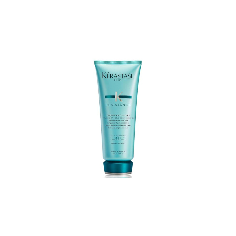 Kerastase Kérastase Resistance Ciment Anti-Usure, Daily Strengthening Conditioner, For Damaged, Brittle Hair, With Vita-Ciment Complex, 200Ml