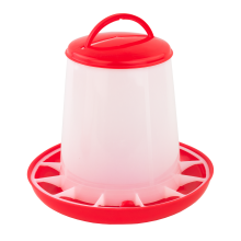 (3kg Chicken Feeder) KCT Chicken Feeder Drinker Automatic Plastic Portable Poultry Coop Bird Food Trough Feed Dispenser