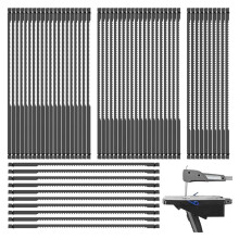 60 Stück Dekupiersägeblätter mit Stiftende, 15TPI, 18TPI, 24TPI Dekupiersägeblatt mit Stiftende zum Schneiden Von Holz, Kunststoff und Metall