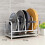 Stainless Steel Kitchen Storage Rack Wall Mounted MultiFunctional SpaceSaving Shelf Organizer 2