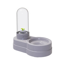 Pet Water Dispenser Station, 580ml Pet Water Feeder Automatic Water Drinking Fountain Bottle with Filter for Small Dog Puppy Cat Rabbit Small Animal
