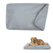 XITVVyg Dog Bed Cover,Waterproof Canvas Dog Crate Mattress Cover,Washable&Removable Bed Covers for Dogs,Replacement Dog Bed Cover with Zipper,Indoor