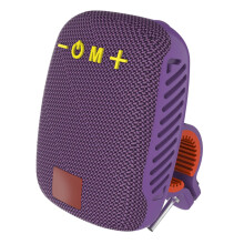 Bluetooth Bike Speaker IPX5 Waterproof with FM Radio, Rechargeable Handlebar Mount for Cycling