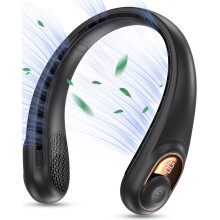 Neck fan, portable wing - neck fans, upgraded 360 airflow, super quiet, 3 speed