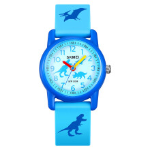 Kinder Cartoon-Uhr 50M wasserdicht Quarzmodell 2157 mit buntem Armband