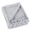 Bone Dry Embossed Bone Print Pet Blanket, 36x48, Gray 3