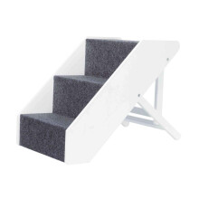 TRIXIE furniture step for dogs - three-way adjustable - foldable - for indoors - helps dogs e.g. on beds and sofas - up to 40 kg - 39488