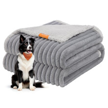 Feandrea Waterproof Dog Blanket, XL, 152 x 127 cm, Pet Blanket for Medium and Large Dogs, Machine Washable, Reversible Dog Couch Cover Protector, Dove