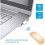 Wireless Mouse,2.4G Slim Rechargeable Wireless Mouse Mice with USB Receiver,3Adjustable800/1200/1600DPI Silent Mouse for PC Laptop Windows 7