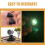 Model Railroad Light Plastic 2Pcs 1.57X1.18X0.79in 8