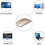 Wireless Mouse,2.4G Slim Rechargeable Wireless Mouse Mice with USB Receiver,3Adjustable800/1200/1600DPI Silent Mouse for PC Laptop Windows 8