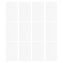 FRCOLOR Lot de 40 plaques nominatives transparentes pour réception, mariage et banquet
