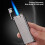 Refillable metal lighter slim wind-resistant butane flame 5