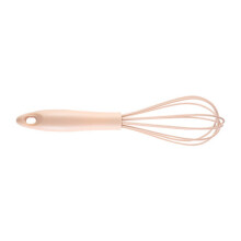Batedor de ovos manual com cabo em PP – 2 tamanhos, rosa ou verde
