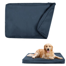 XITVVyg Dog Bed Cover,Waterproof Canvas Dog Crate Mattress Cover,Washable&Removable Bed Covers for Dogs,Replacement Dog Bed Cover with Zipper,Indoor