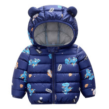 Abrigos de invierno con capucha para niños pequeños, chaqueta acolchada ligera para bebés, niños y niñas.
