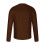 Herren Langarmshirt mit Rundhalsausschnitt, einfarbig 6